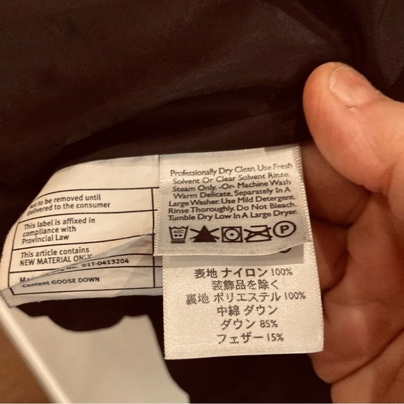 EDDIE BAUER Sz XL 700 Fill  Power Down Filled Zip Up Pockets Puffer Coat - Picture 10 of 10